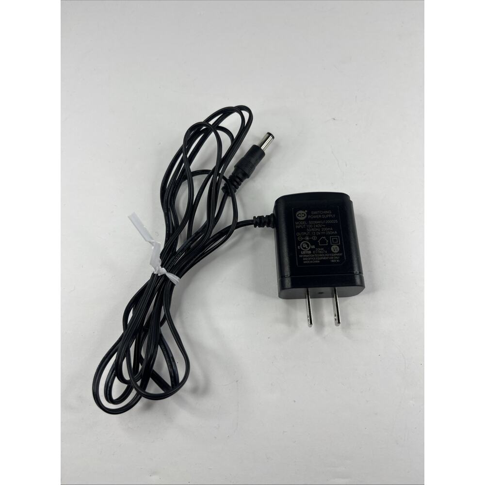 Switching Power Supply 12V 250mA Male 3.5 mm S006AKU1200025 Black